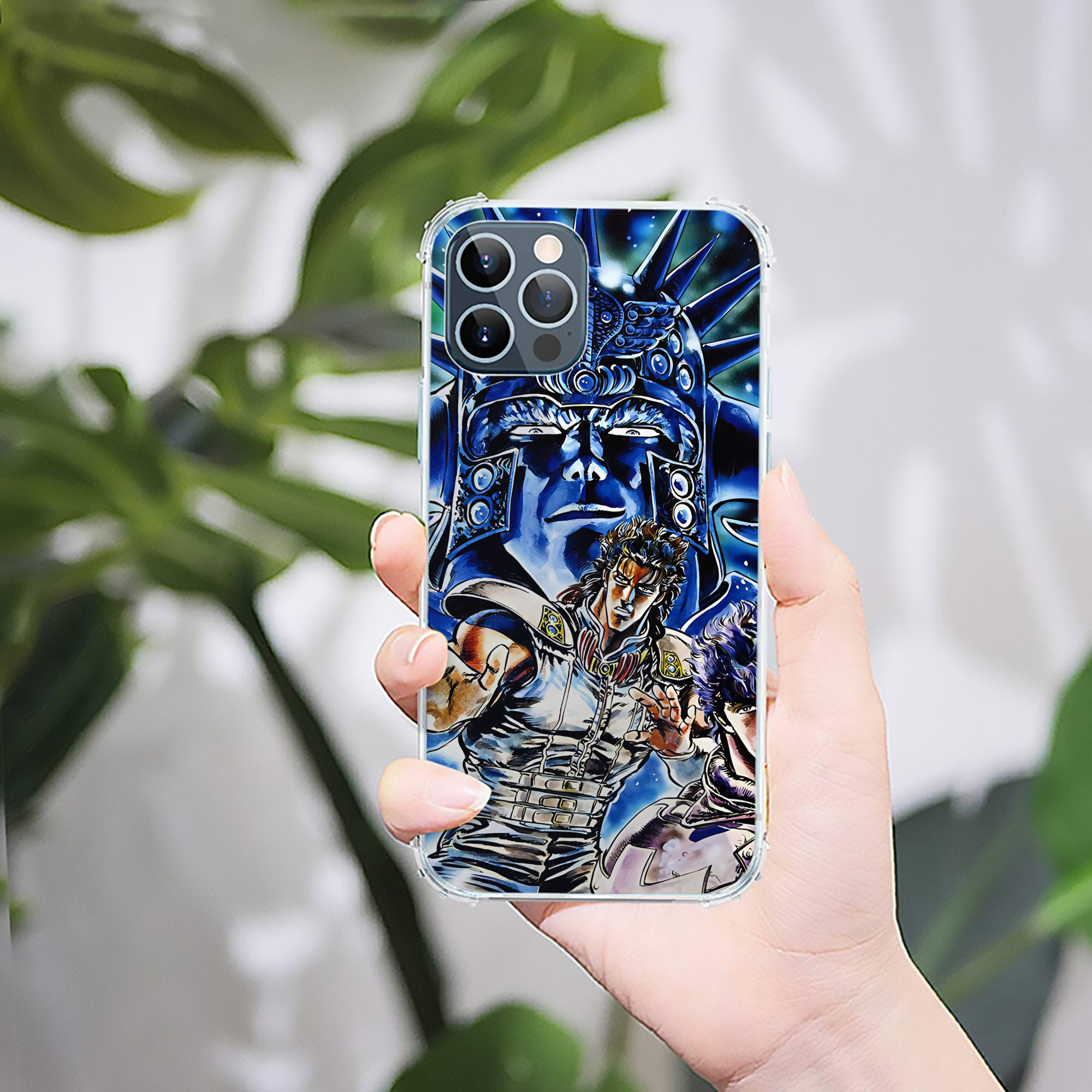（画像用） 北斗の拳 Fist of the North Star 【iPhone 12シリーズ対応】透明スマホケース（クリアソフトケース）